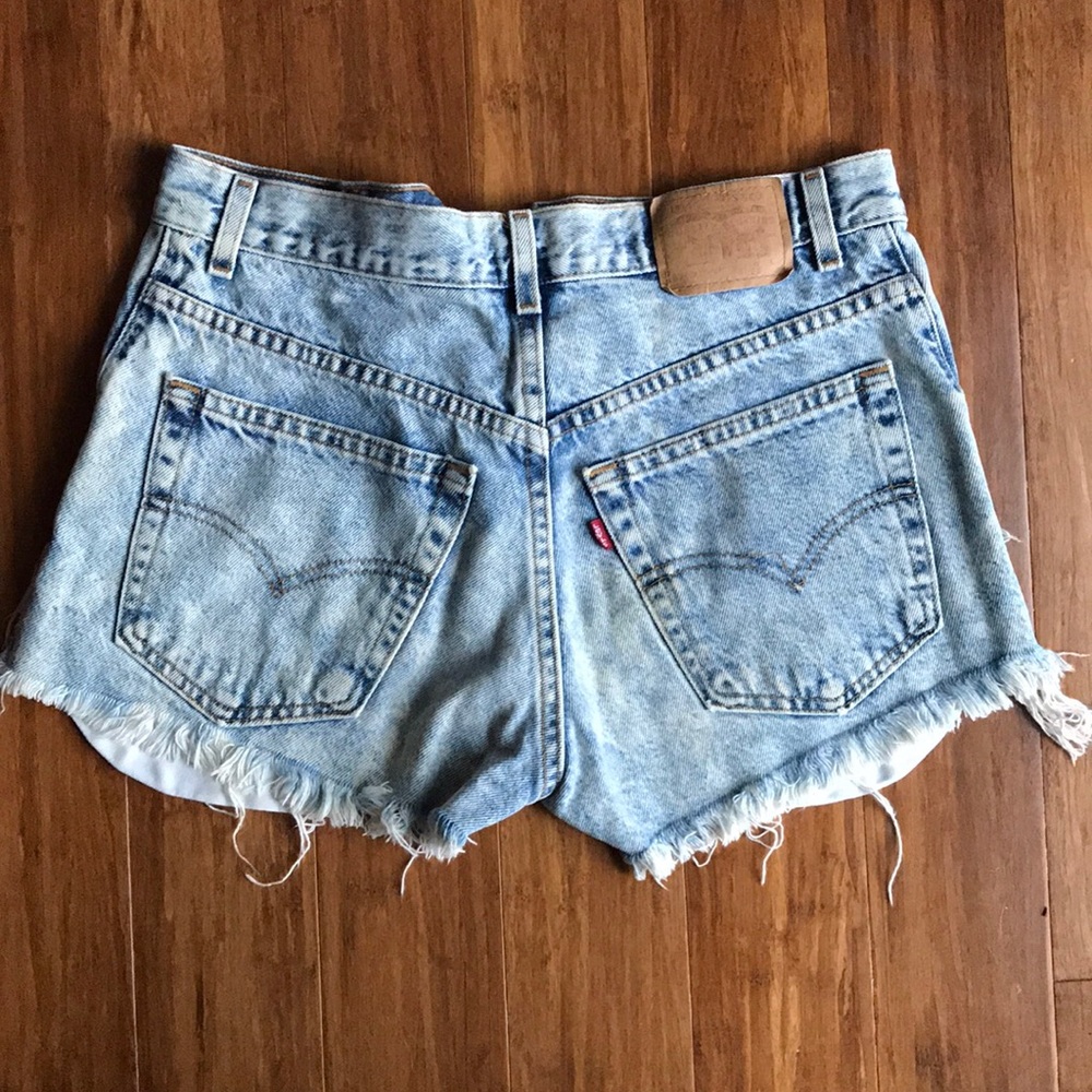 Vintage high waist cutoff Levi’s